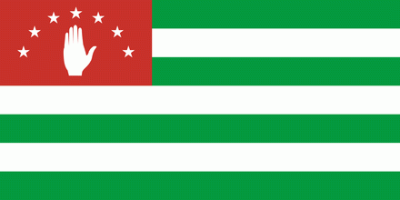 Abchasien Fahne