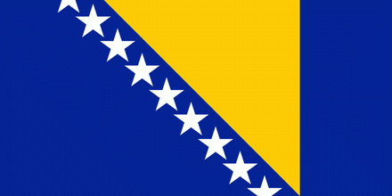 Bosnien Herzegowina Fahne