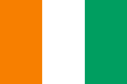 Elfenbeinküste Fahne