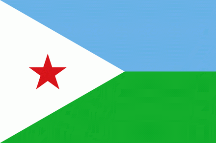 Djibouti Fahne