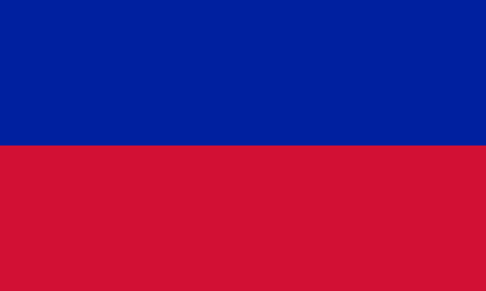 Haiti Fahne ohne Wappen