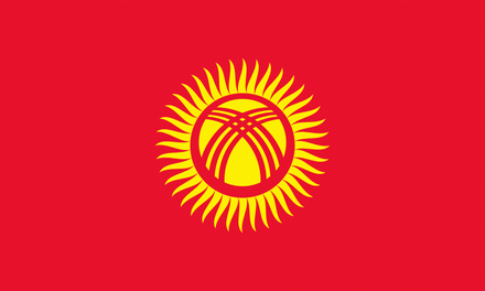 Kirgistan Fahne