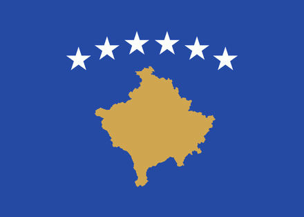 Kosovo Fahne