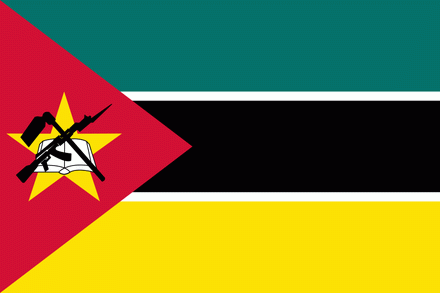 Mosambik Fahne