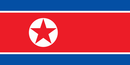 Korea Nord Fahne