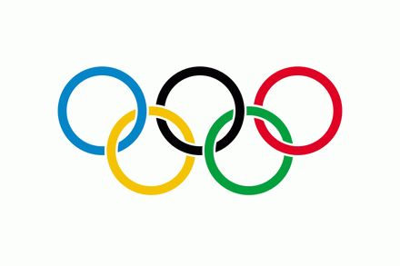 Olympische Fahne