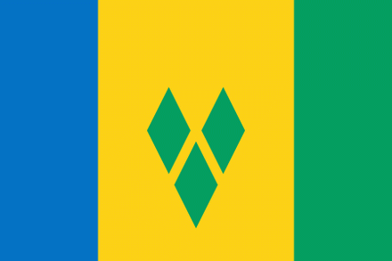 Saint Vincent and the Grenadines Fahne