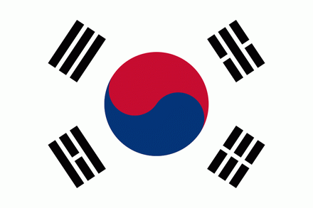 Korea Süd Fahne