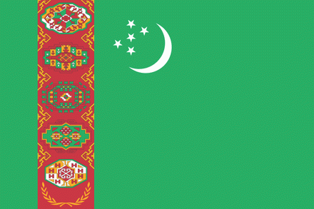 Turkmenistan Fahne