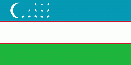 Usbekistan Fahne